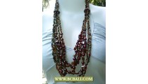 Bali Bead Necklace Layered